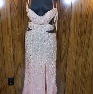 Jovani - Blush - Long Dress - Color Blush - Size 00 - J079024A